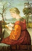Vittore Carpaccio The Virgin Reading painting